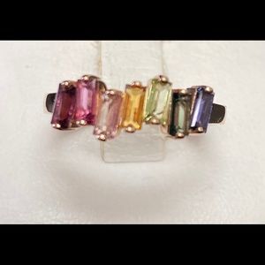 Kalan 14k rose gold Amalfi Wave band Ring